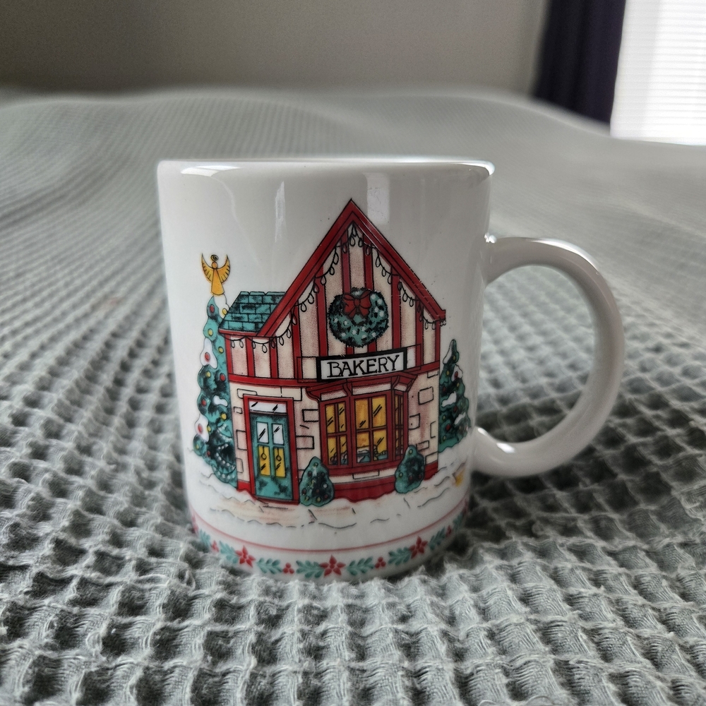 Vintage HOLIDAY Bakery Decorative Mug